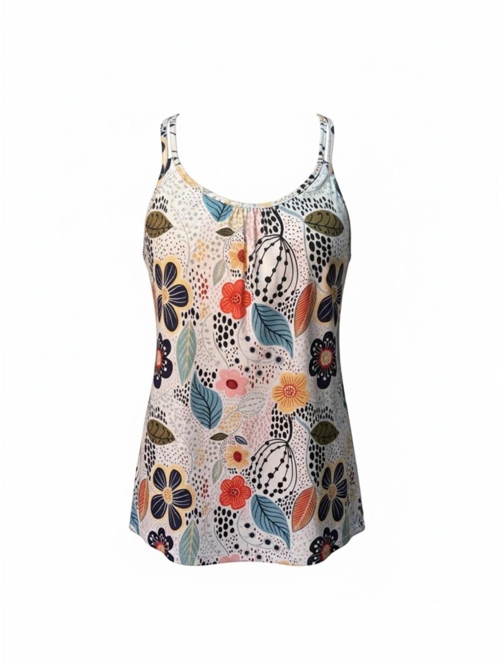 NWT Hibelle Floral Print Women's Tank Top